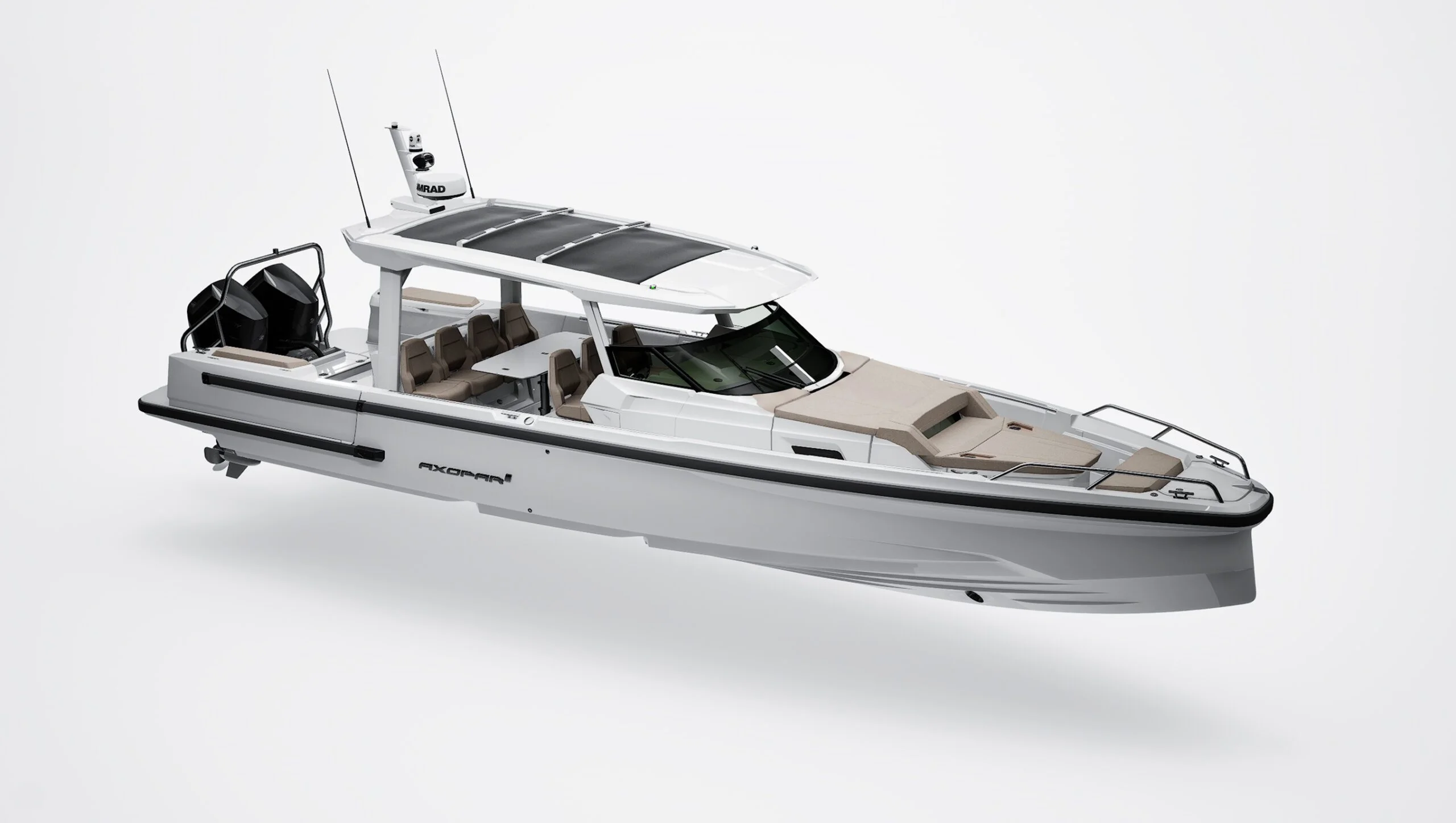 Axopar 38 Sun Top - компоновка кормы