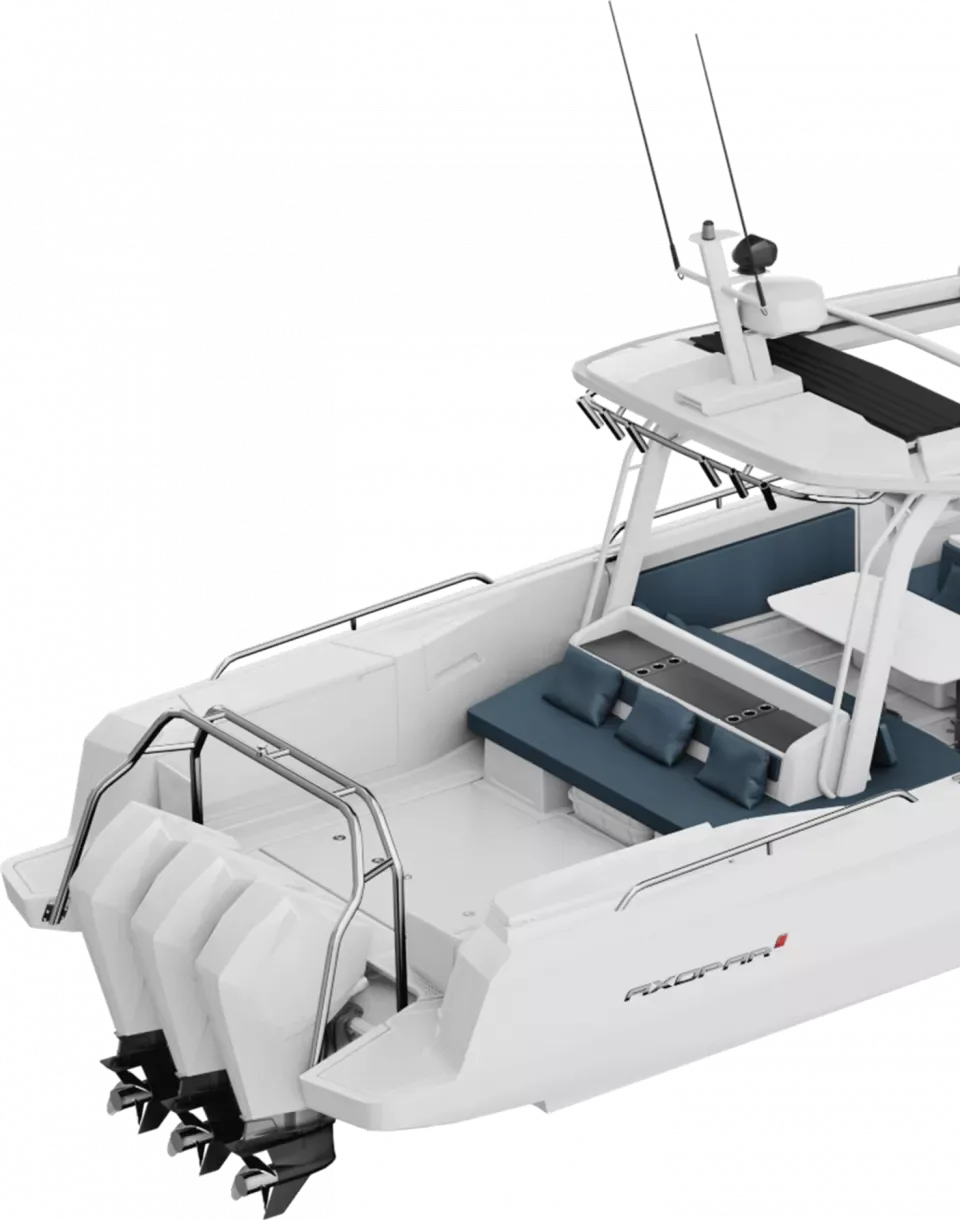 Axopar 45 Sun Top — открытая корма
