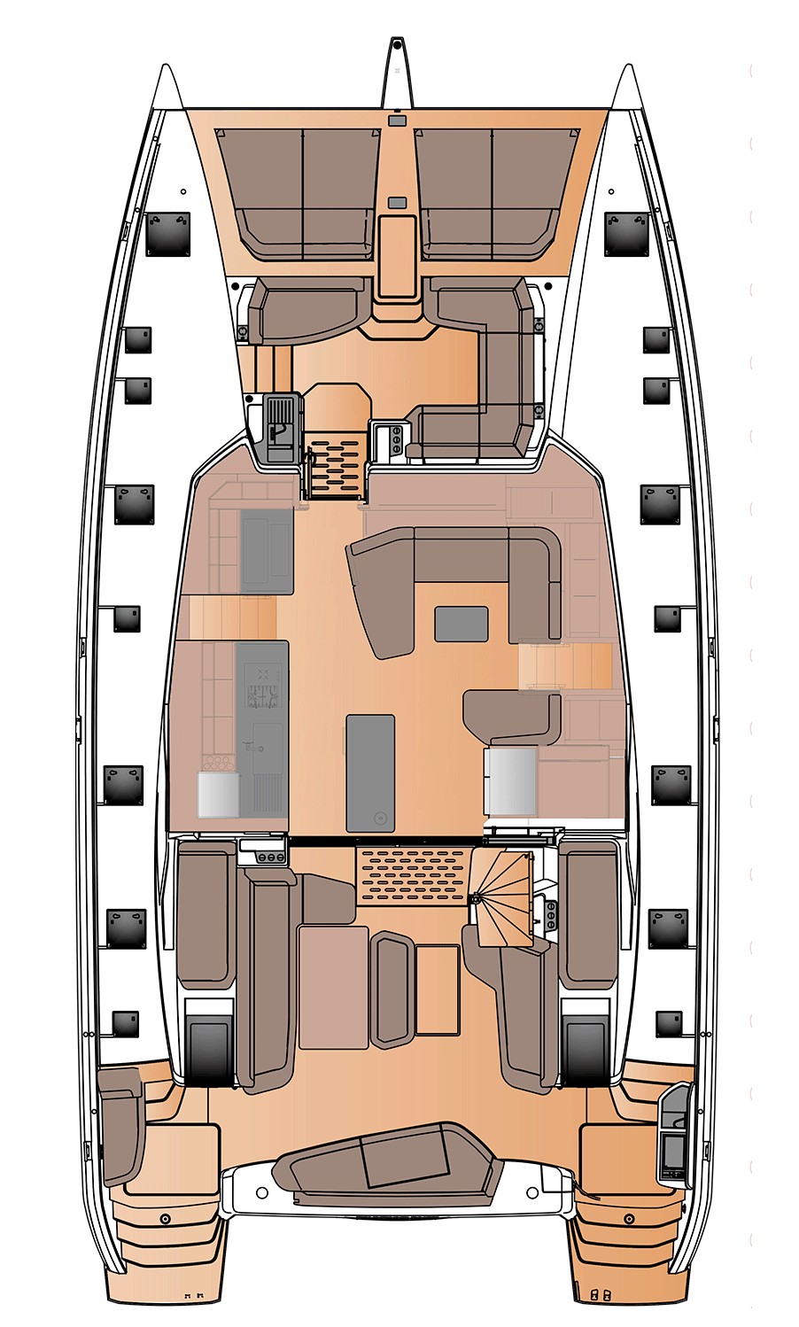 План главной палубы FP55