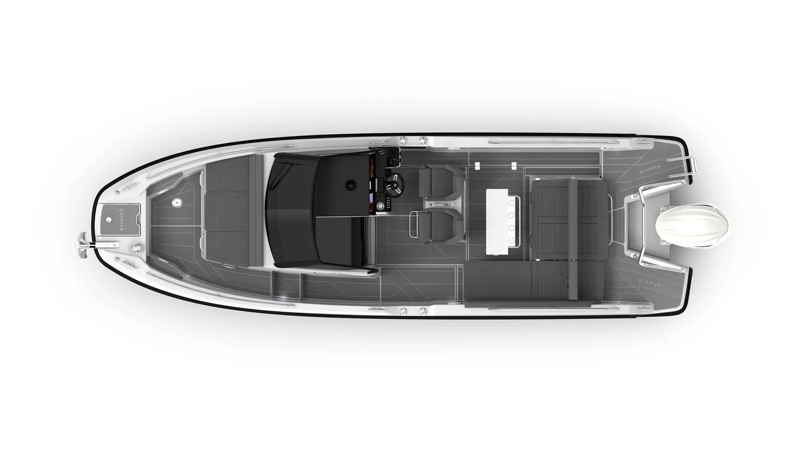 Quarken 27 T-Top — план палуб